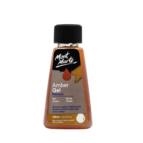 MONT MARTE AMBER GEL 125ml Oil Paint Medium